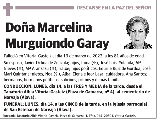 Marcelina Murguiondo Garay