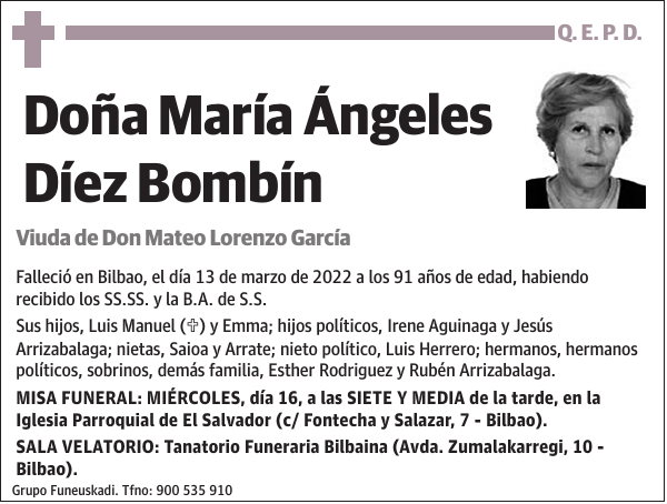 María Ángeles Díez Bombín