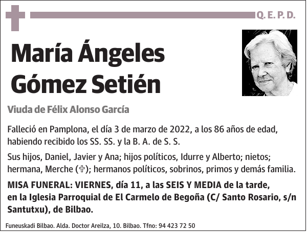 María Ángeles Gómez Setién
