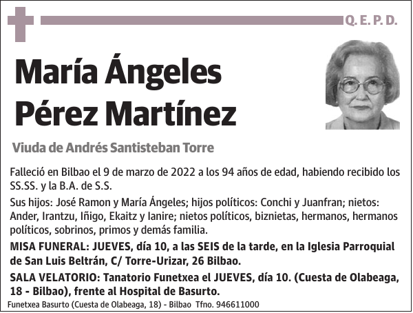 María Ángeles Pérez Martínez