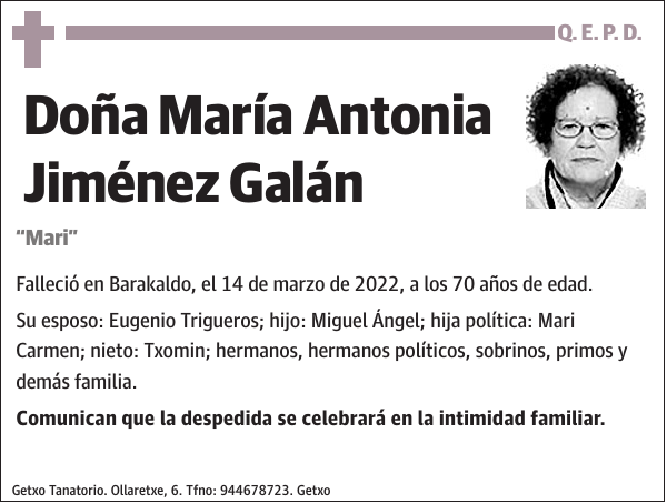María Antonia Jiménez Galán