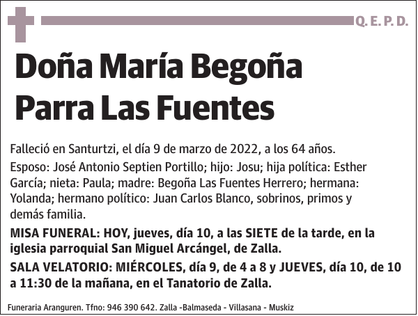 María Begoña Parra Las Fuentes