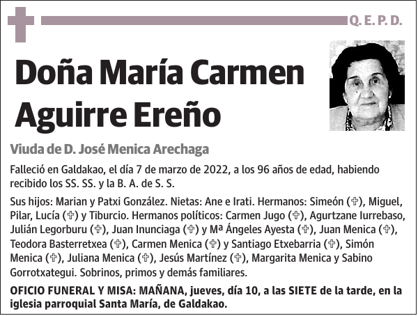 María Carmen Aguirre Ereño