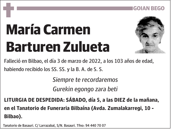 María Carmen Barturen Zulueta