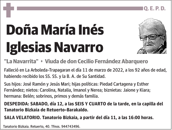 María Inés Iglesias Navarro