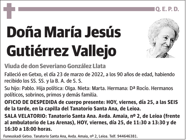 María Jesús Gutiérrez Vallejo