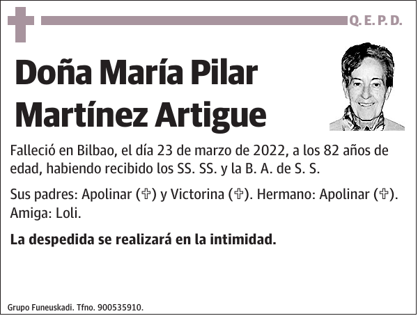María Pilar Martínez Artigue