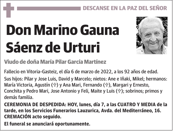 Marino Gauna Sáenz de Urturi