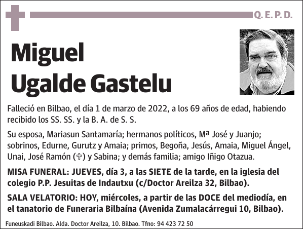 Miguel Ugalde Gastelu