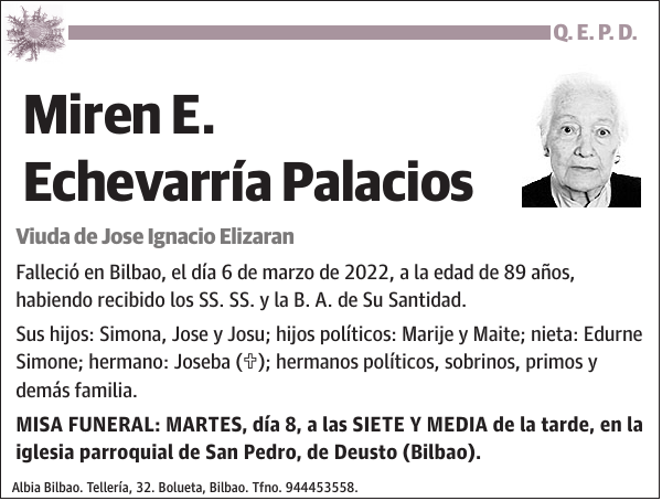 Miren E. Echevarría Palacios