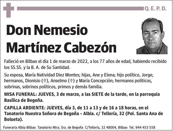 Nemesio Martínez Cabezón