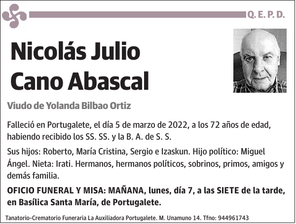 Nicolás Julio Cano Abascal