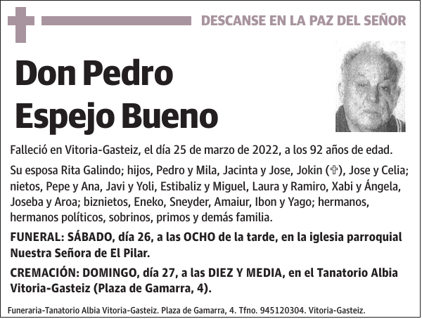 Pedro Espejo Bueno