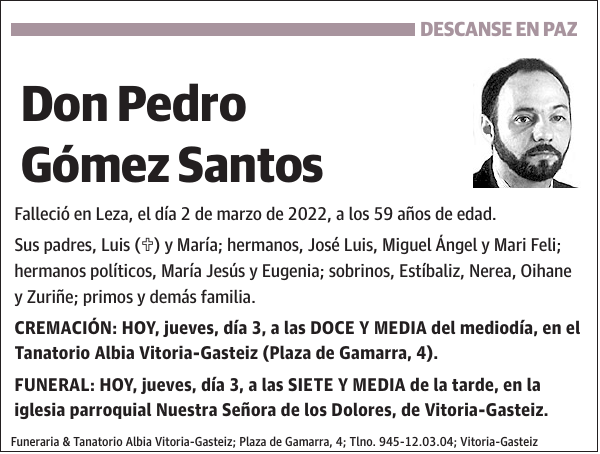 Pedro Gómez Santos