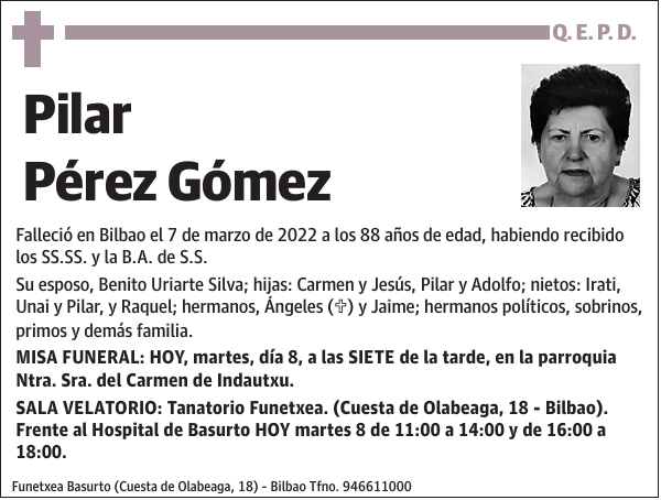 Pilar Pérez Gómez