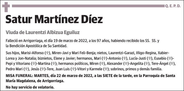 Satur Martínez Díez