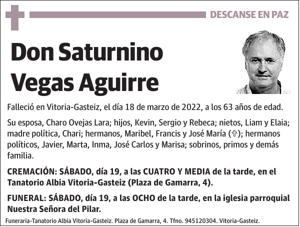 Saturnino Vegas Aguirre