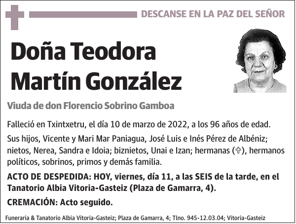 Teodora Martín González