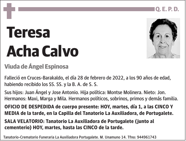 Teresa Acha Calvo