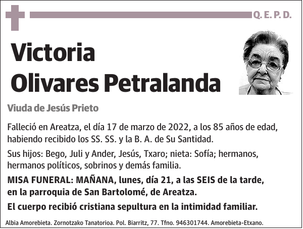 Victoria Olivares Petralanda