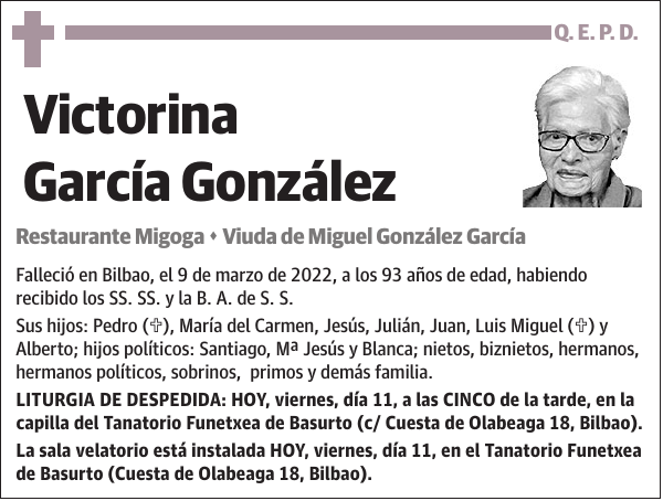 Victorina García González