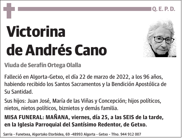 Victorina de Andrés Cano