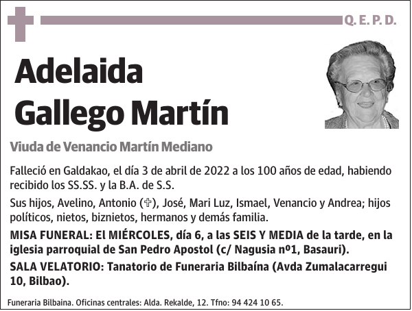 Adelaida Gallego Martín