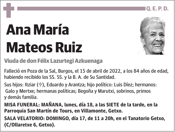 Ana María Mateos Ruiz