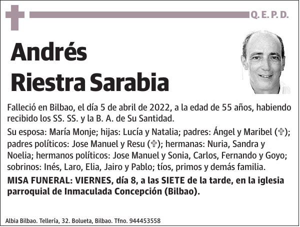 Andrés Riestra Sarabia