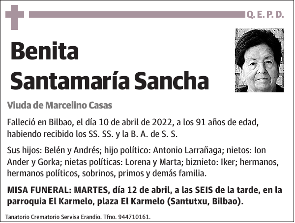 Benita Santamaría Sancha