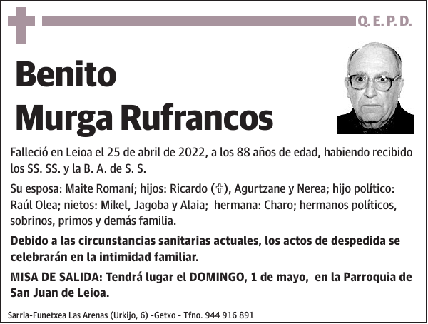 Benito Murga Rufrancos