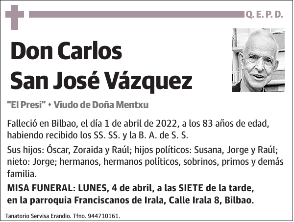 Carlos San José Vázquez