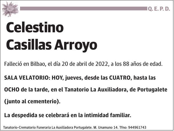 Celestino Casillas Arroyo