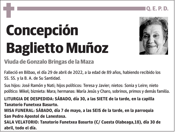 Concepción Baglietto Muñoz