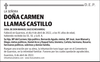 DOÑA  CARMEN  LLAMAS  CASTILLO