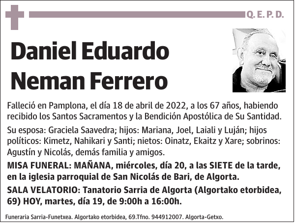 Daniel Eduardo Neman Ferrero
