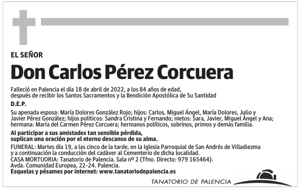 Don Carlos Pérez Corcuera