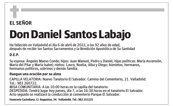 Don Daniel Santos Labajo
