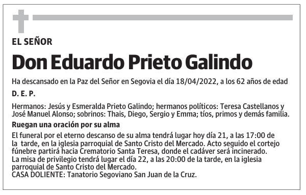 Don Eduardo Prieto Galindo