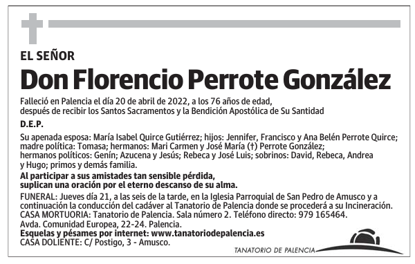 Don Florencio Perrote González