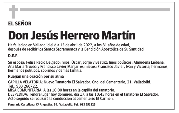 Don Jesús Herrero Martín