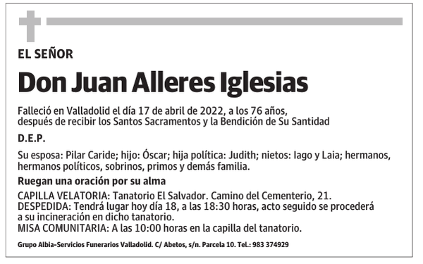 Don Juan Alleres Iglesias