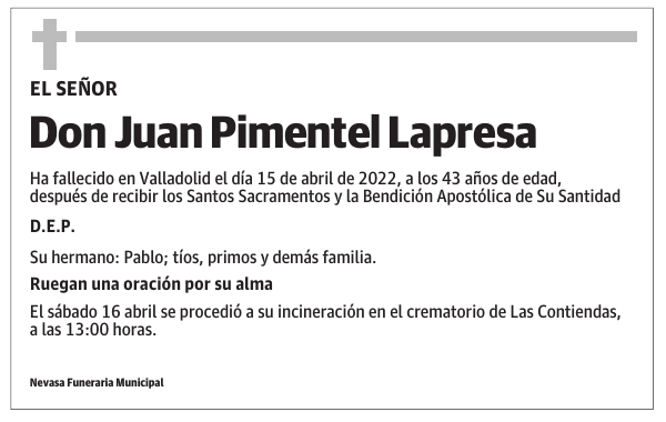 Don Juan Pimentel Lapresa