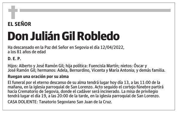 Don Julián Gil Robledo