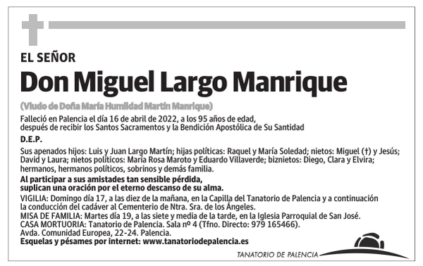 Don Miguel Largo Manrique