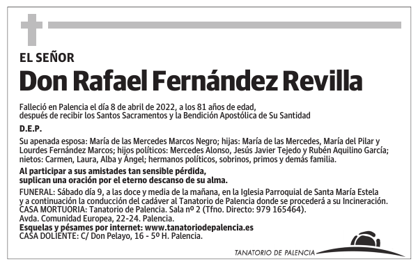 Don Rafael Fernández Revilla