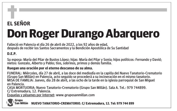 Don Roger Durango Abarquero