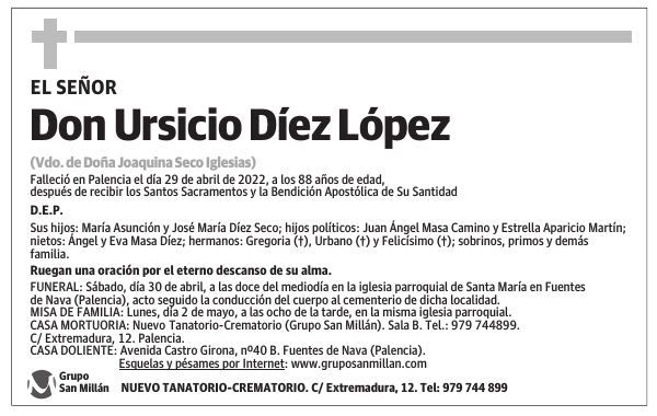 Don Ursicio Díez López