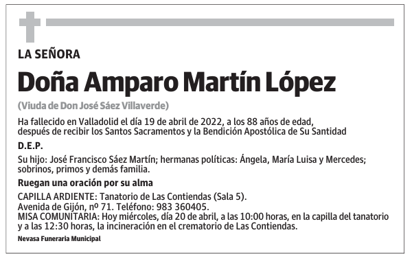 Doña Amparo Martín López