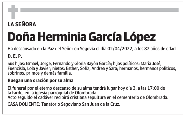 Doña Herminia García López